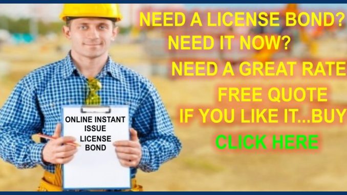 California Contractor License Bond